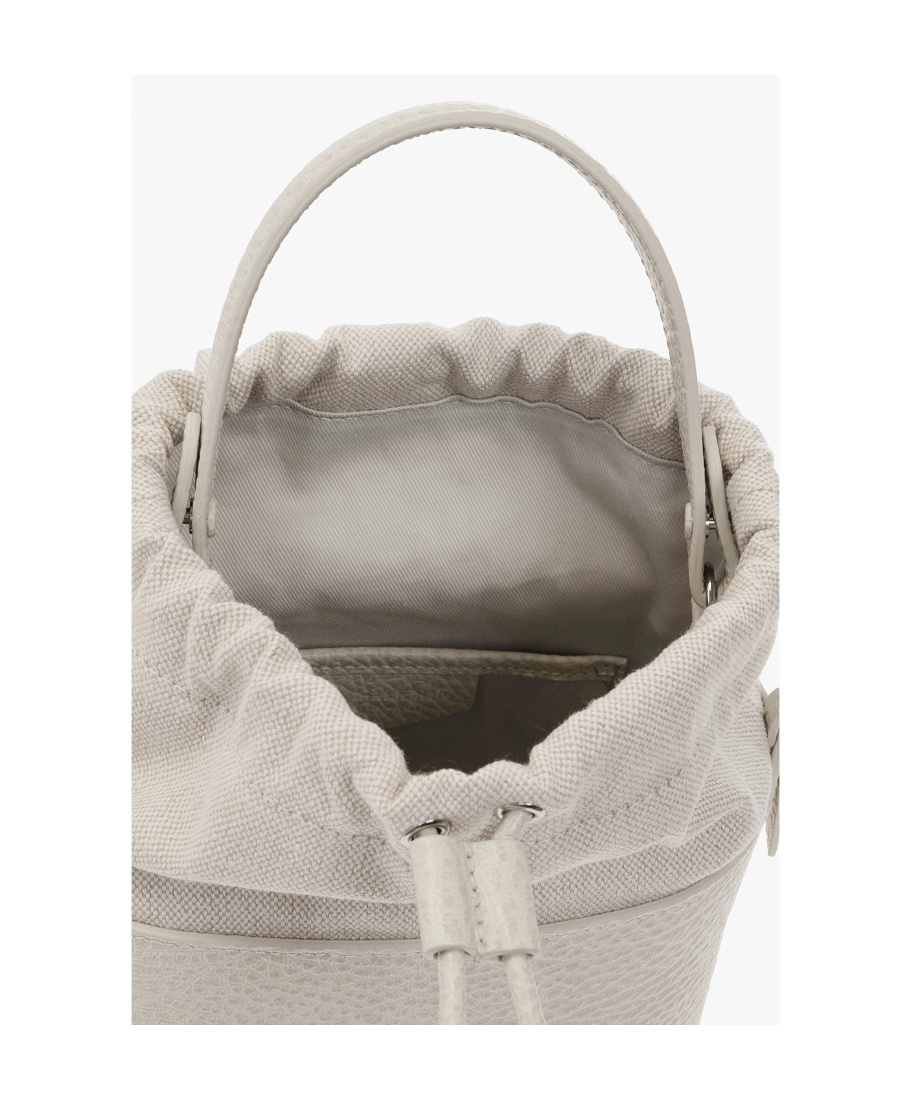 MAISON MARGIELA MAISON MARGIELA 5AC LOGO PATCH BUCKET BAG