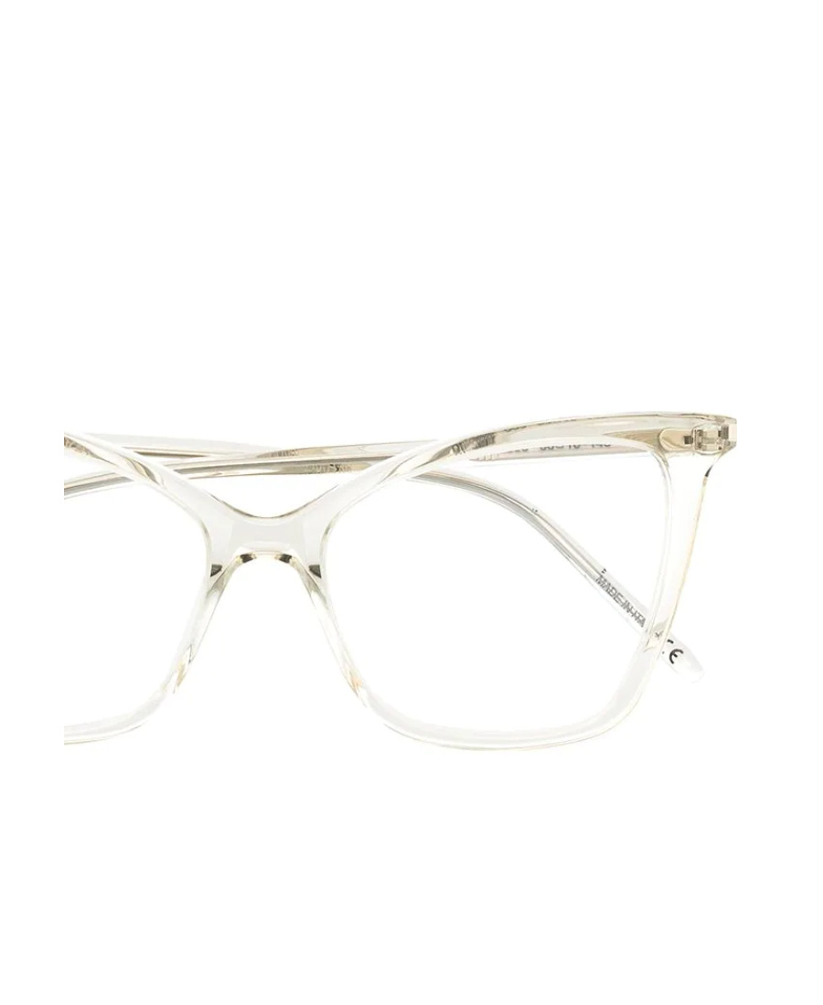 Saint Laurent Sl386 Cat-eye Glasses In White