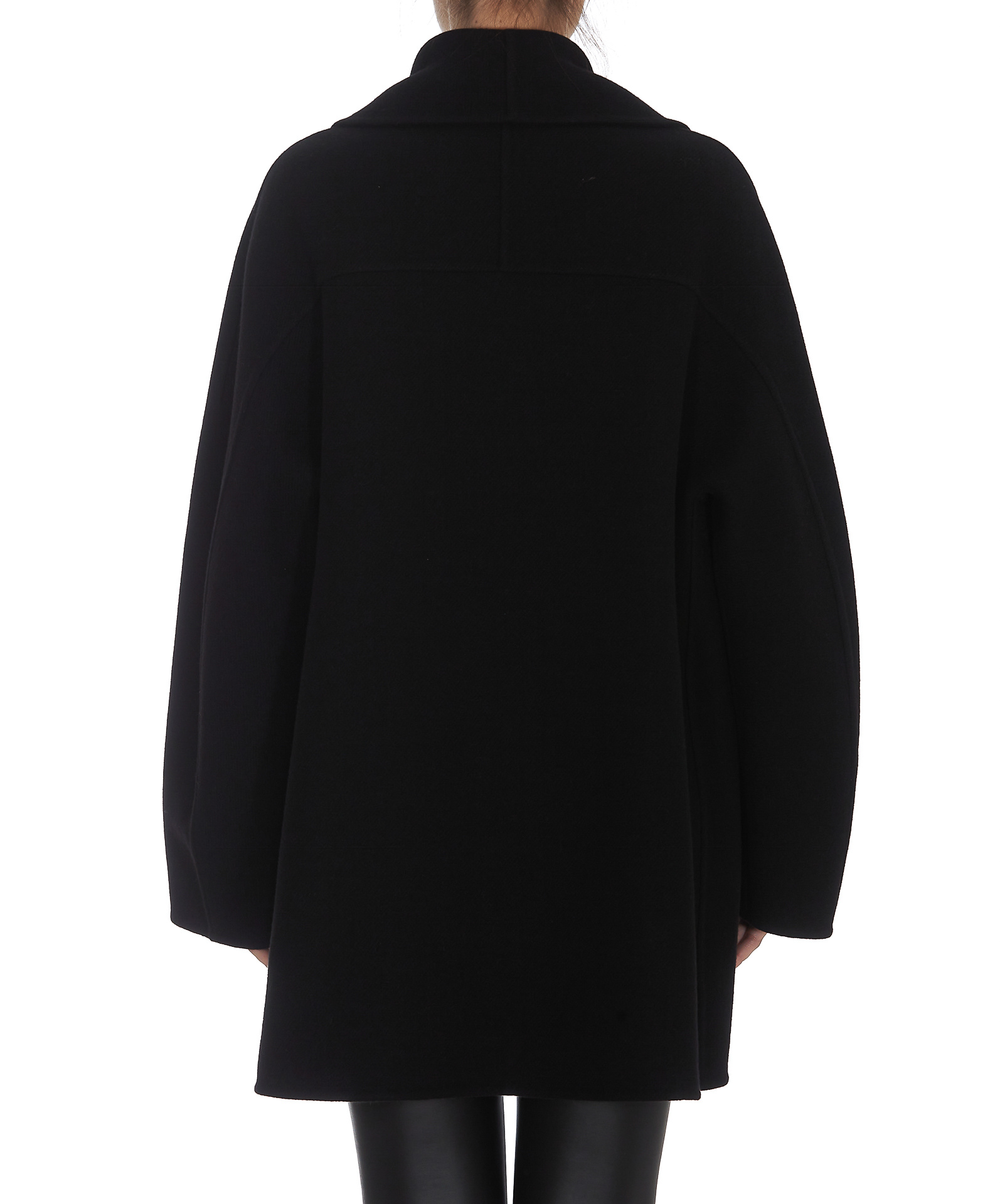 The Row Polli Double-breasted Jacket In Wool And Cashmere In Black