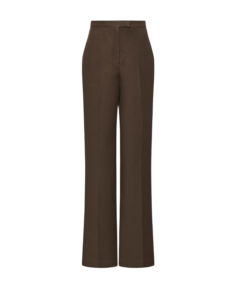 The Row Norbert Mohair And Wool Straight Pants In Green