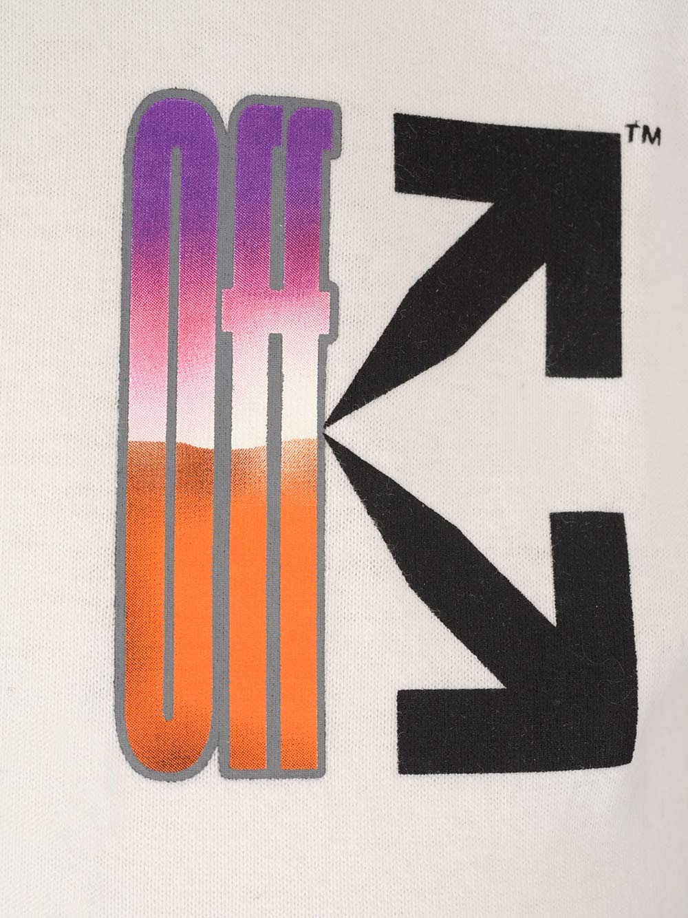 Shop Off-white Gradient-style Logo T-shirt In White
