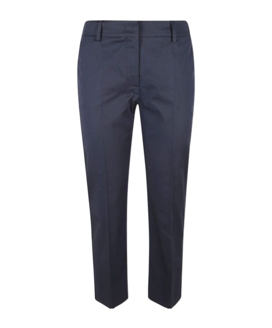 Weekend Max Mara Casual Pants With Belt Loops In Blue