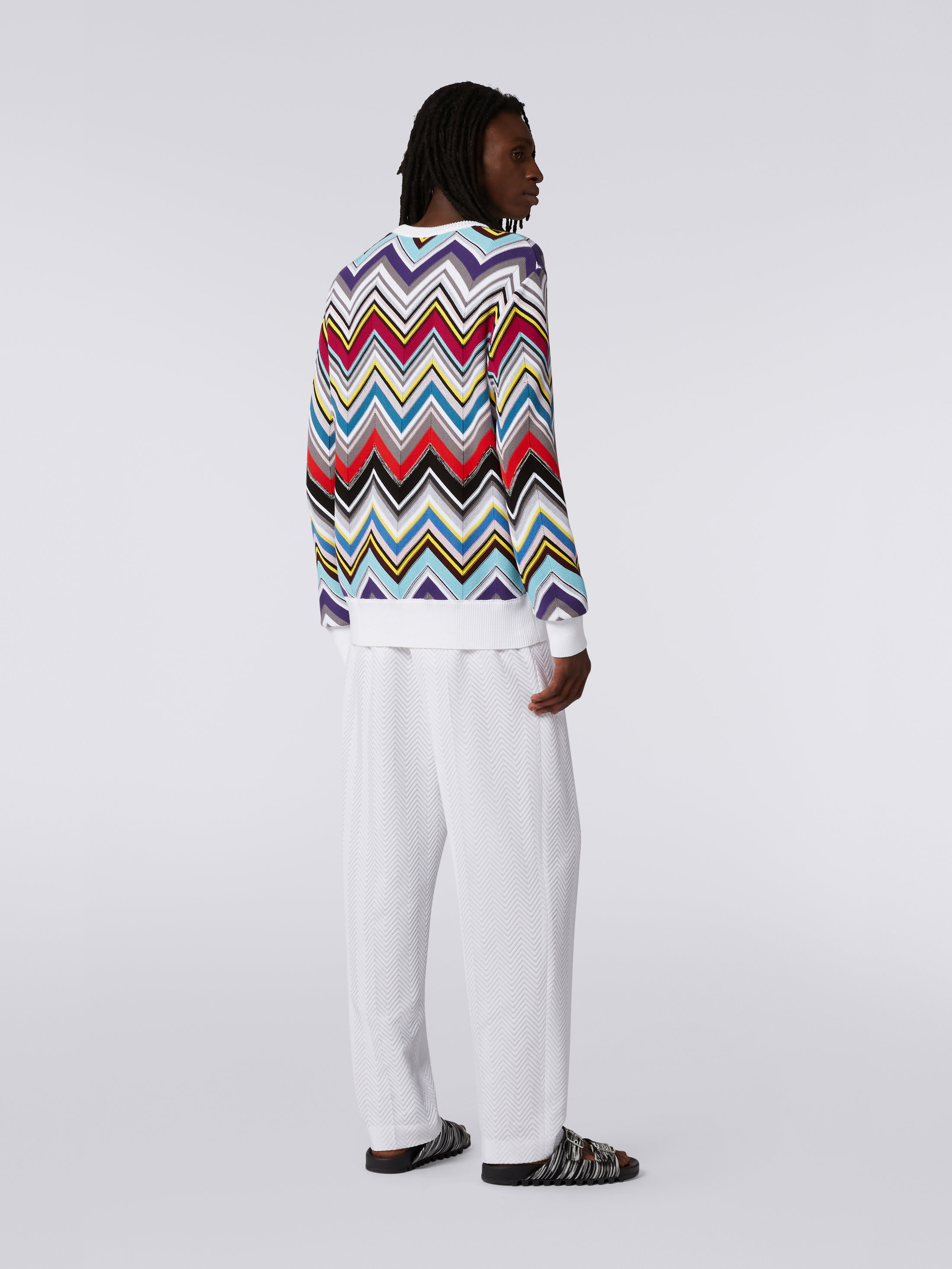 Missoni Zig-zag Sweatshirt In Multicolor