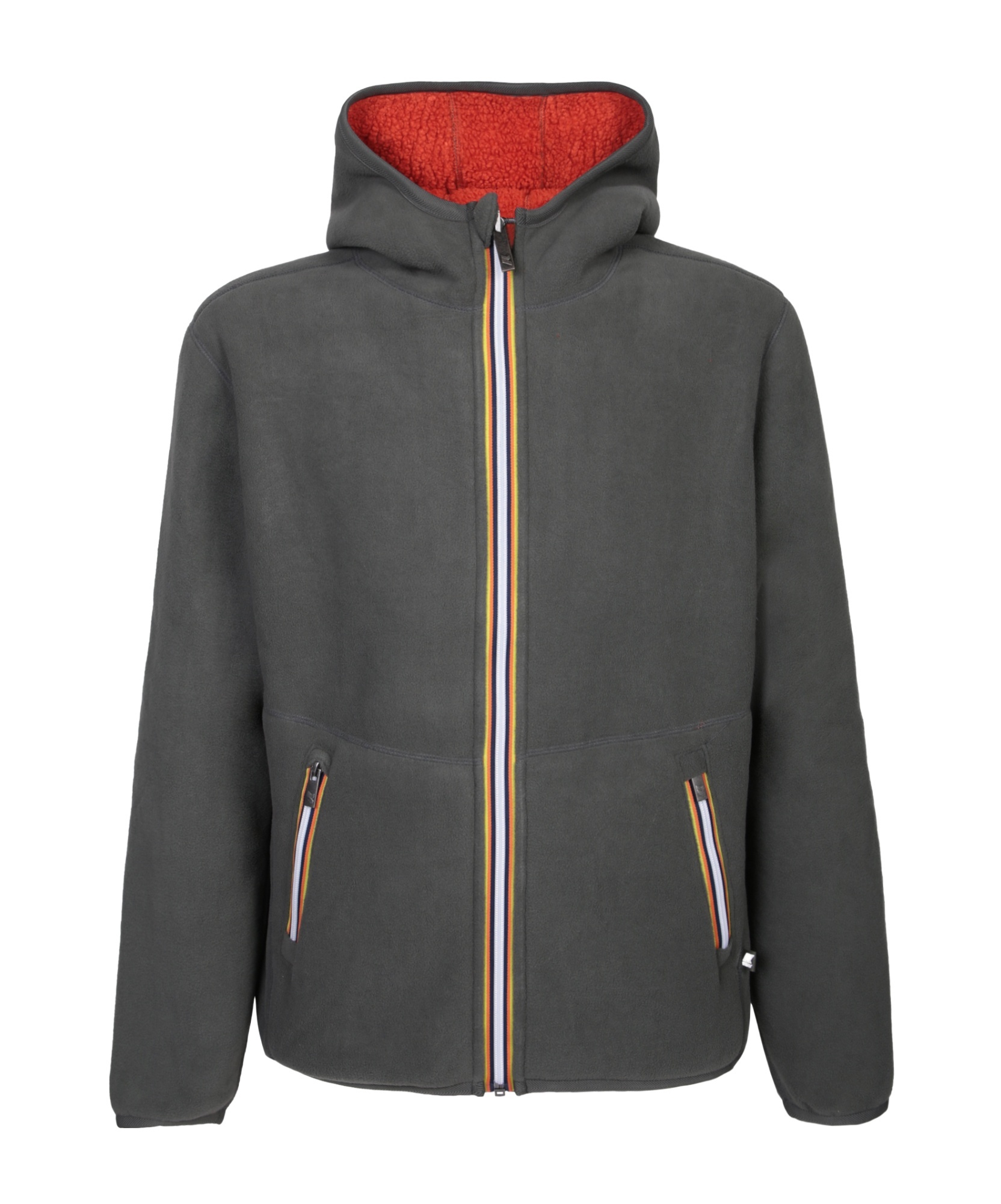K-way Reversible Zip-up Fleece Jacket In Black