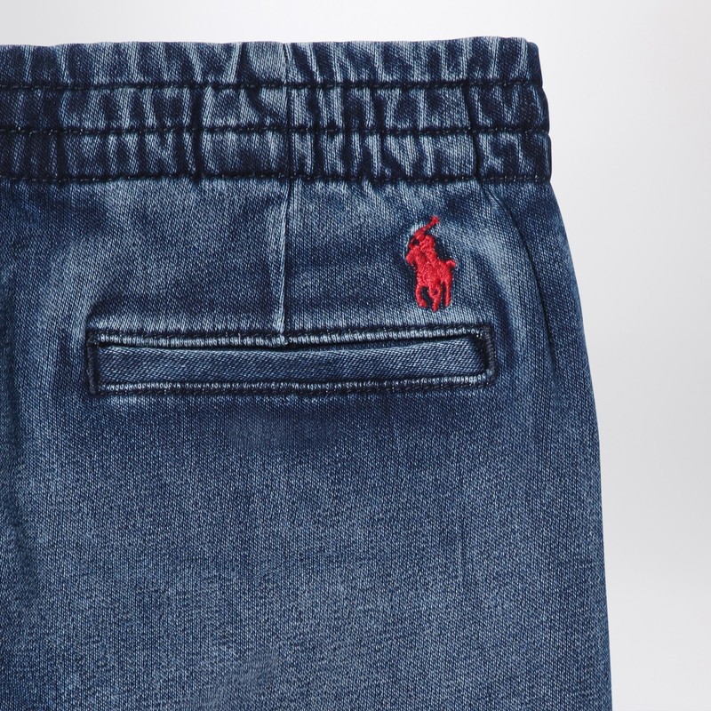 Polo Ralph Lauren Elastic Waist Jeans In Blue