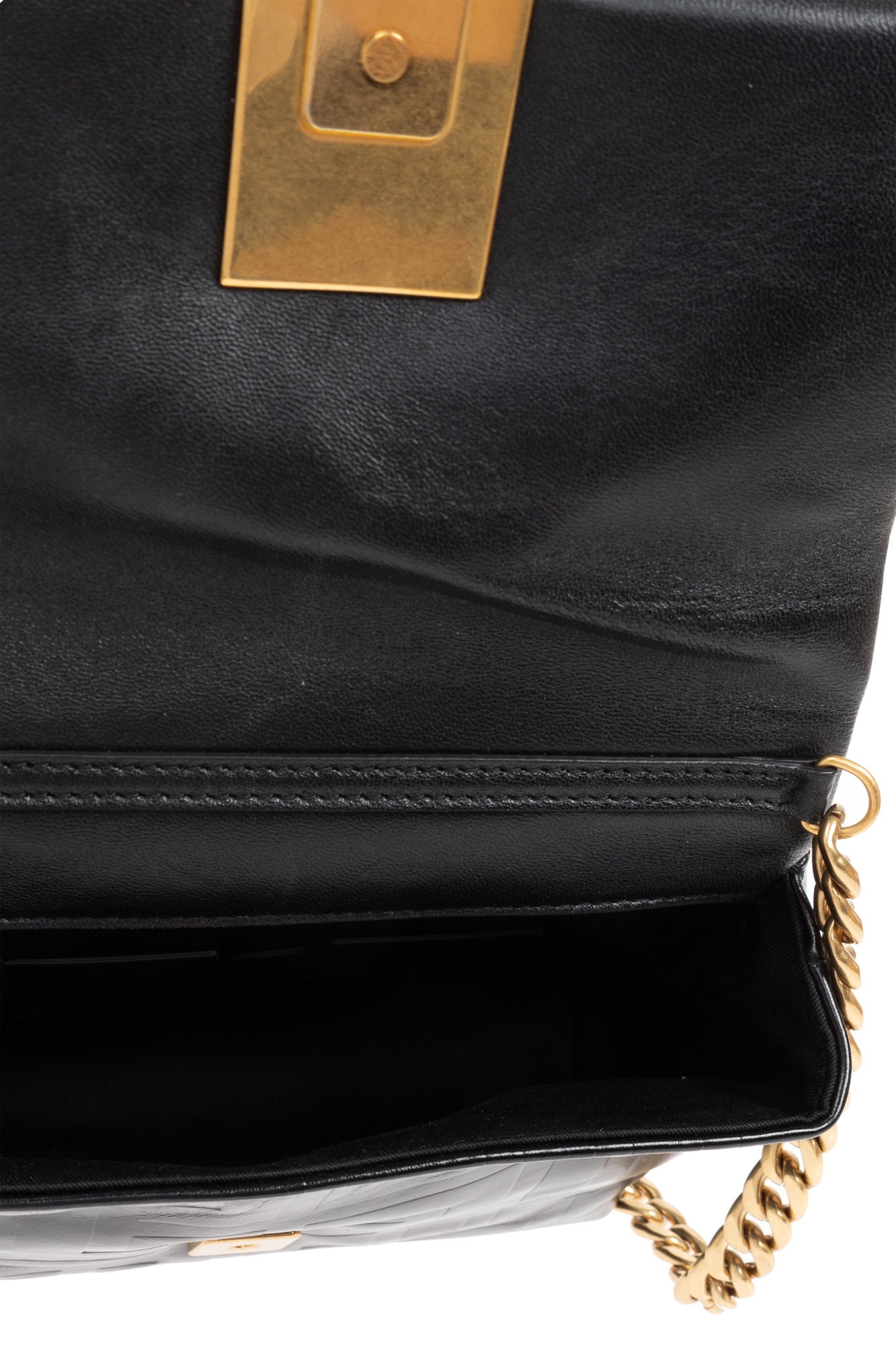 Balmain Logo-plaque Cross Body Bag In Yellow