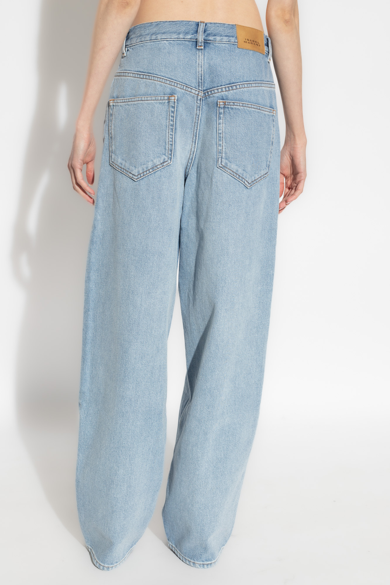 Isabel Marant Multi-pocket Jeans In Blue