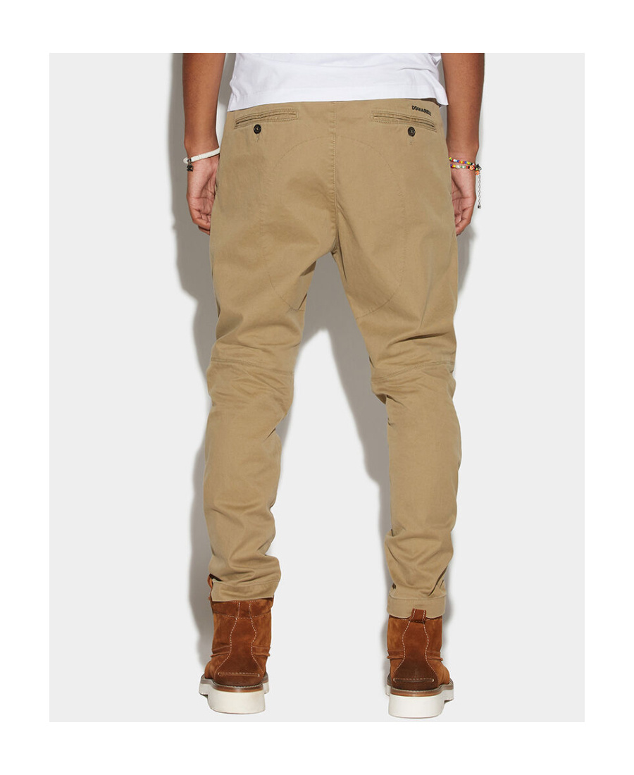 Dsquared2 Tapered-leg Trousers In Green