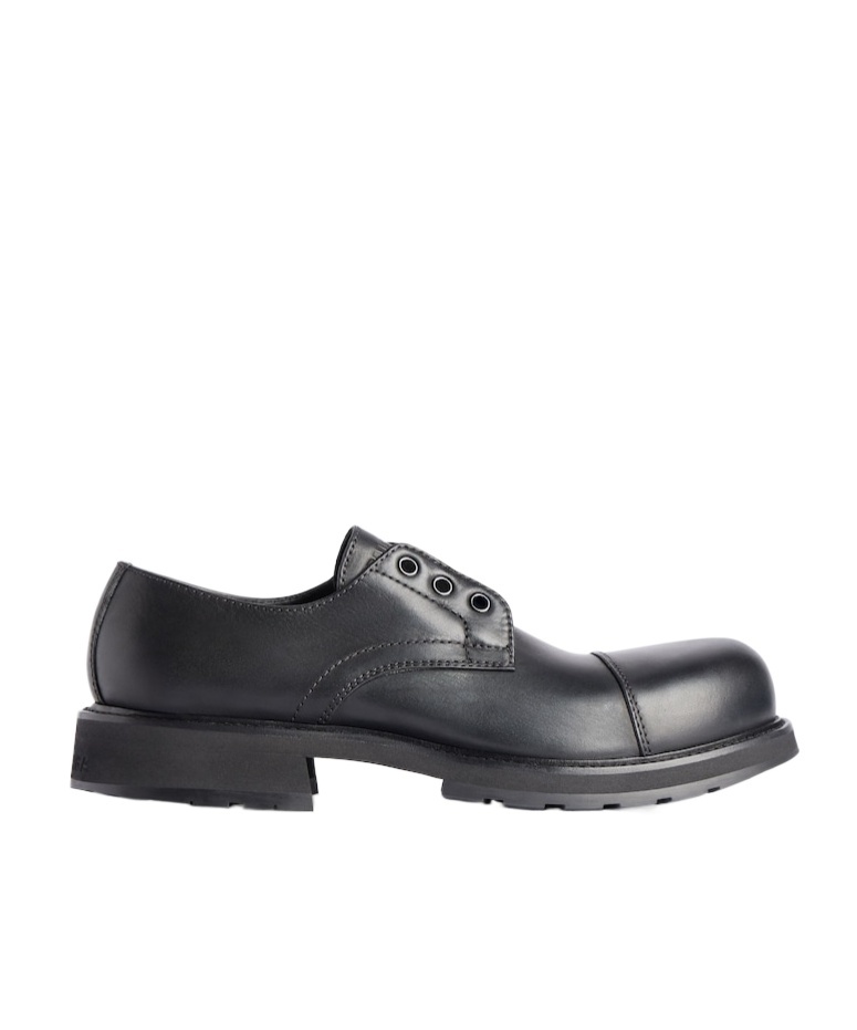 Balenciaga Truck Derby Shoes In Black