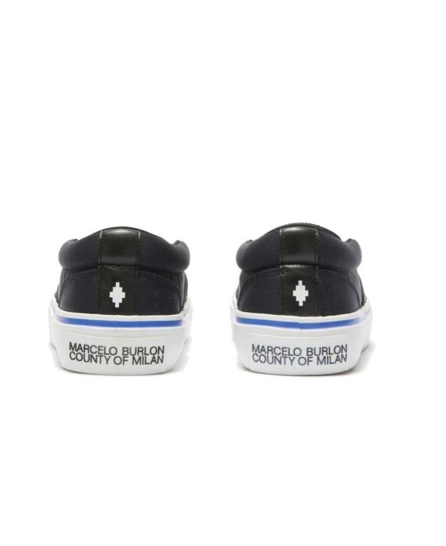 Marcelo Burlon County Of Milan Marcelo Burlon Icon Wings Logo Slip-on Sneakers In Black