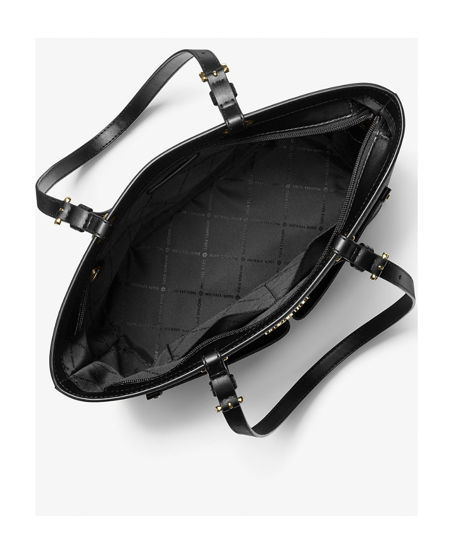 Michael Kors Jet Set Medium Handbag In Black