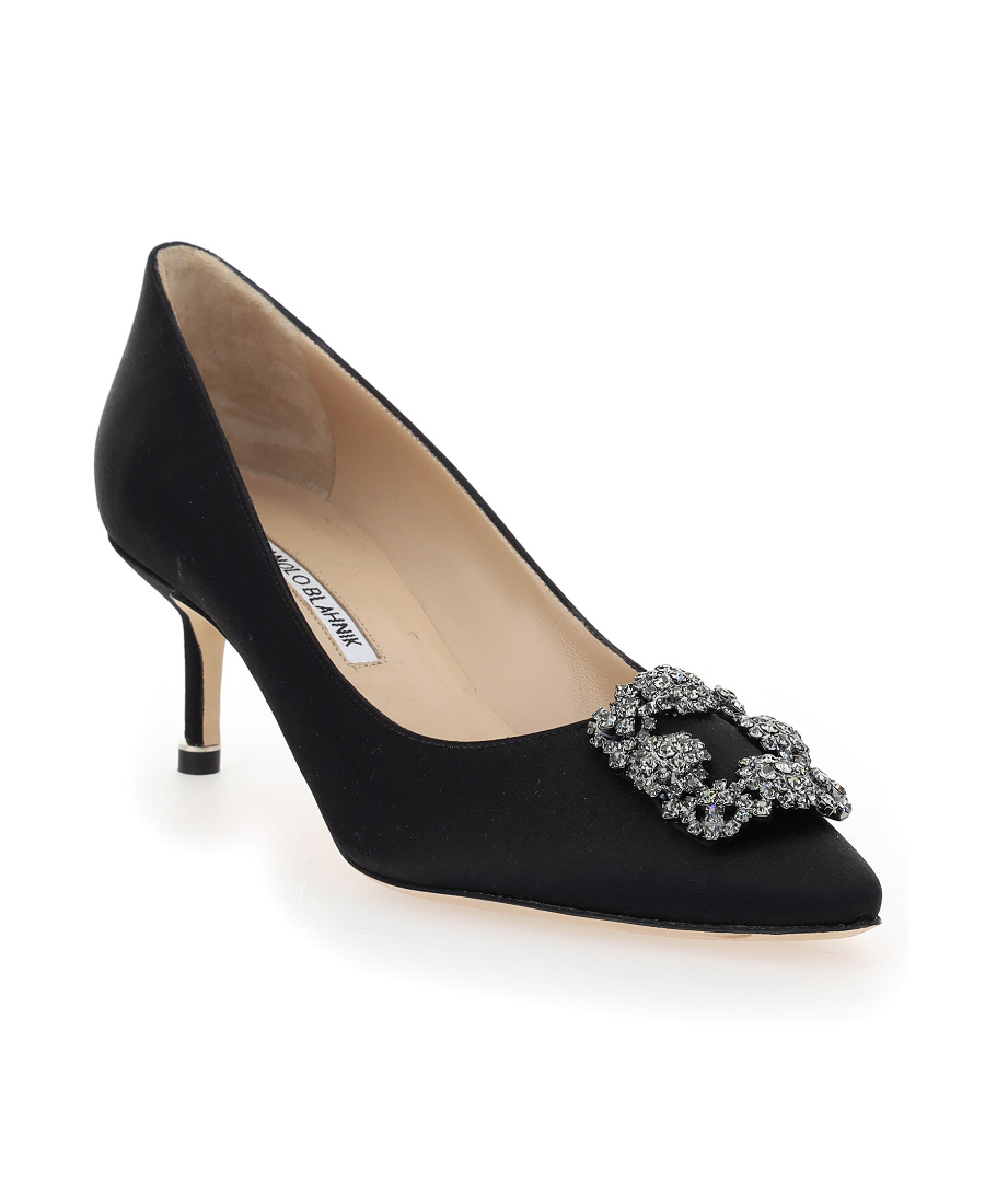 MANOLO BLAHNIK MANOLO BLAHNIK HANGISI JEWEL EMBELLISHED PUMPS