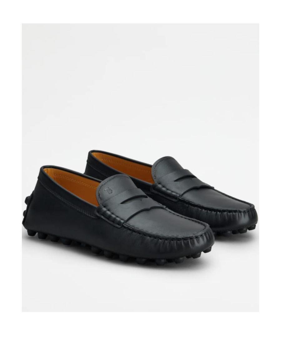 TOD'S PENNY-SLOT LEATHER LOAFERS