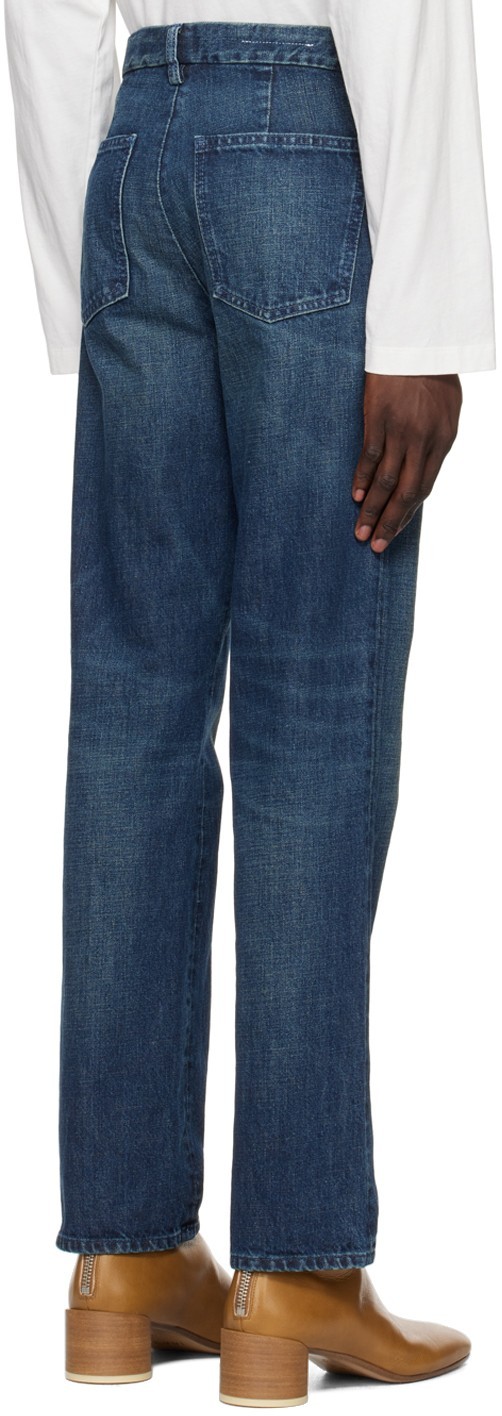 Mm6 Maison Margiela Straight-leg Denim Jeans In Black