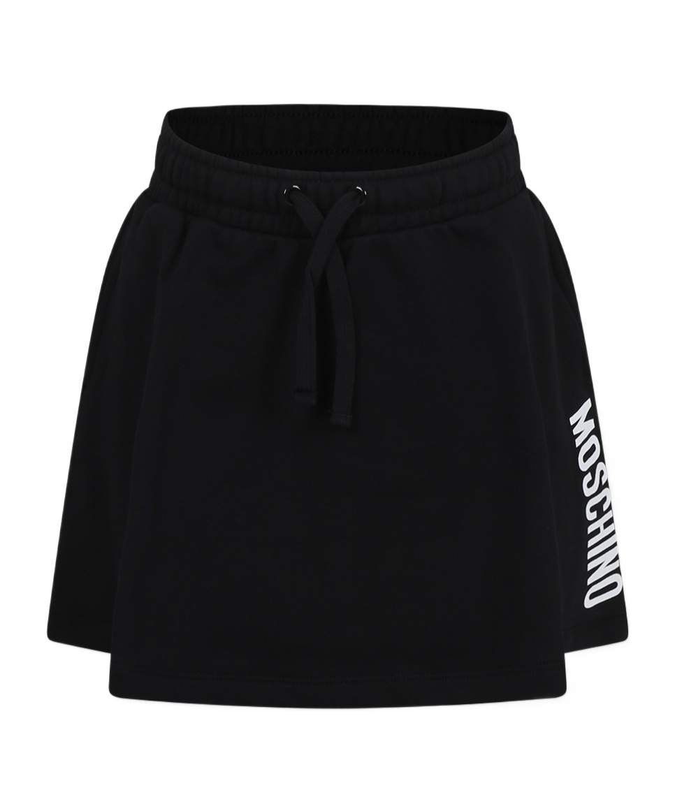 Moschino Drawstring Skirt In Black