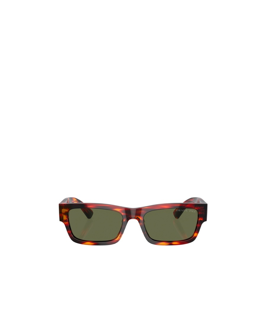 Prada Rectangular Frame Sunglasses Sunglasses In Green