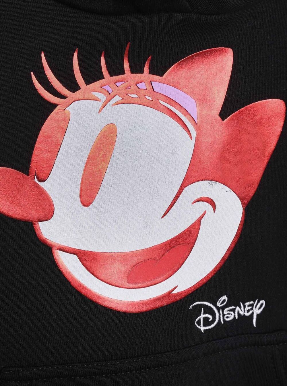 Givenchy X Disney Cotton Drawstring Hoodie In Black