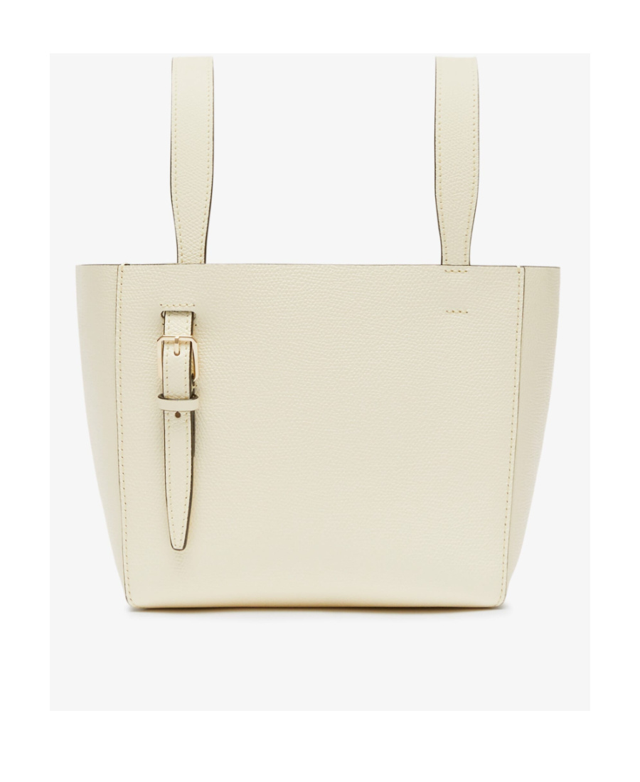 Valextra "soft" Crossbody Bag Micro In Nude