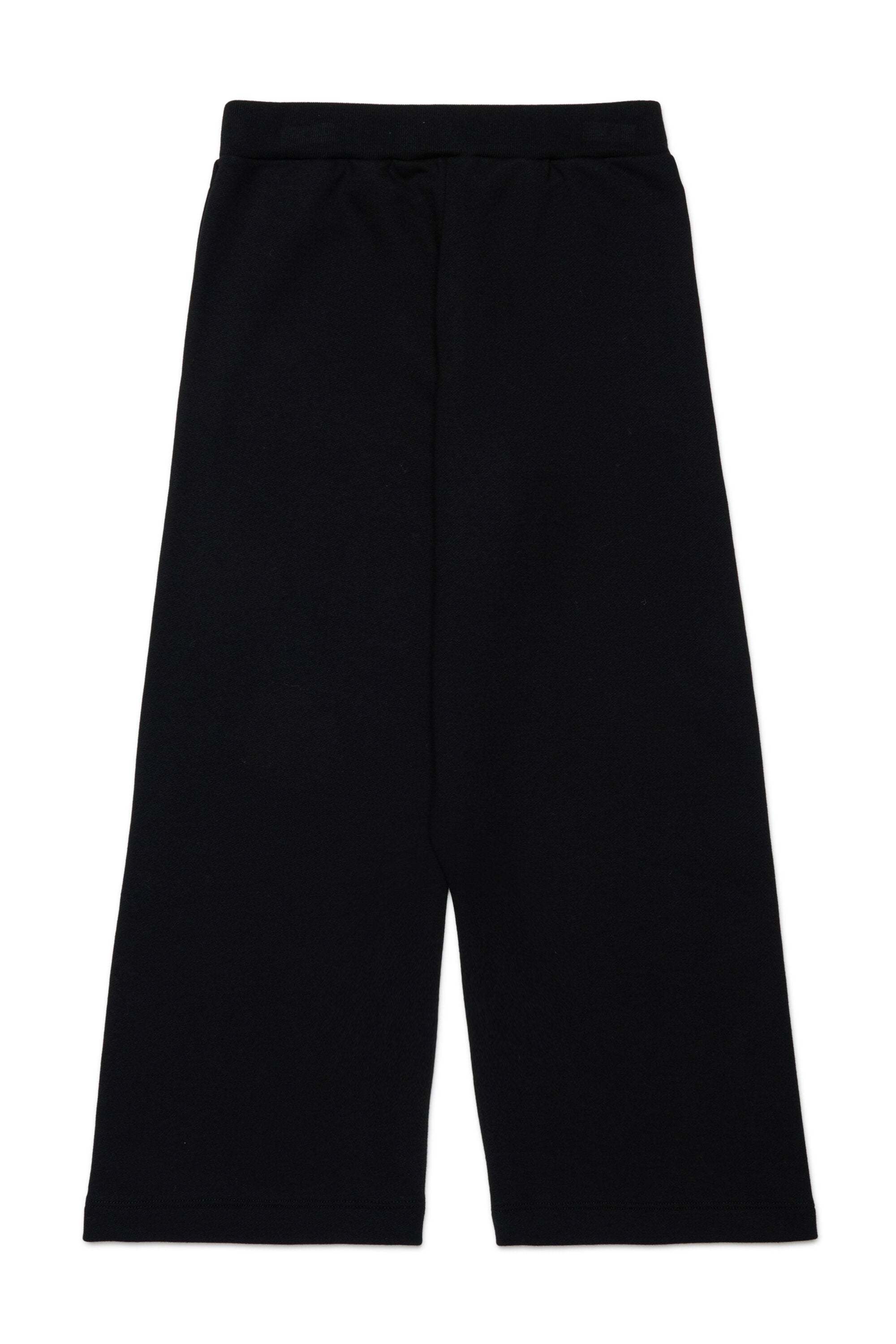 Marni Kids Elasticated Waistband Fleece Pants In Black