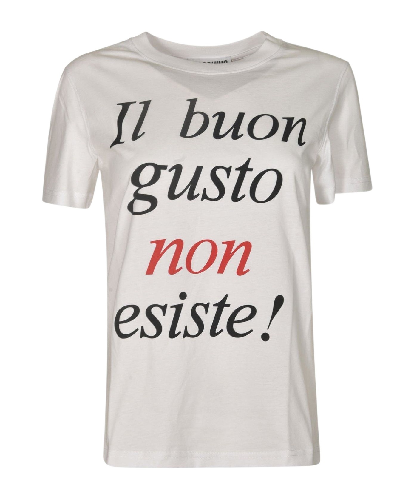 Moschino Short-sleeved T-shirt In Gray