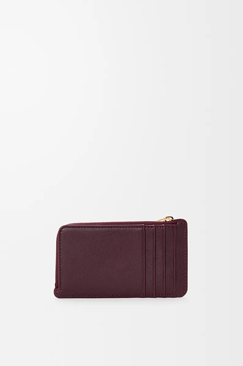 Loewe Knot Coin Cardholder In Shiny Nappa Calfskin