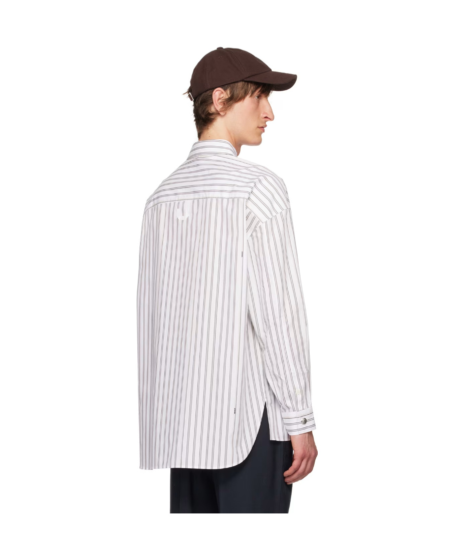 Jacquemus La Chemise Manches Longue Shirt In White
