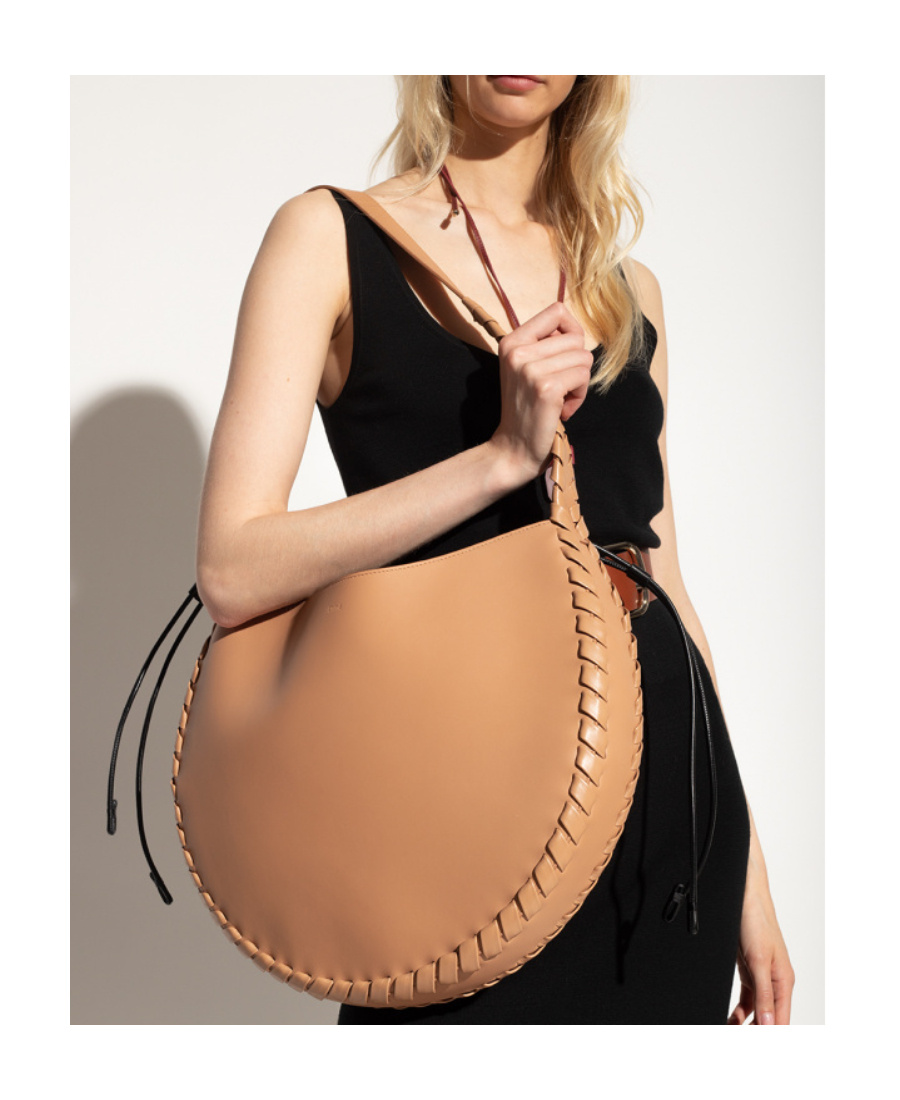 CHLOÉ MOON LEATHER SHOULDER BAG