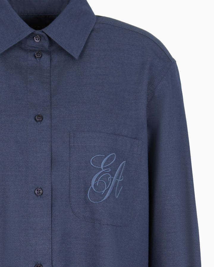 EMPORIO ARMANI LOGO-EMBROIDERED SHIRT
