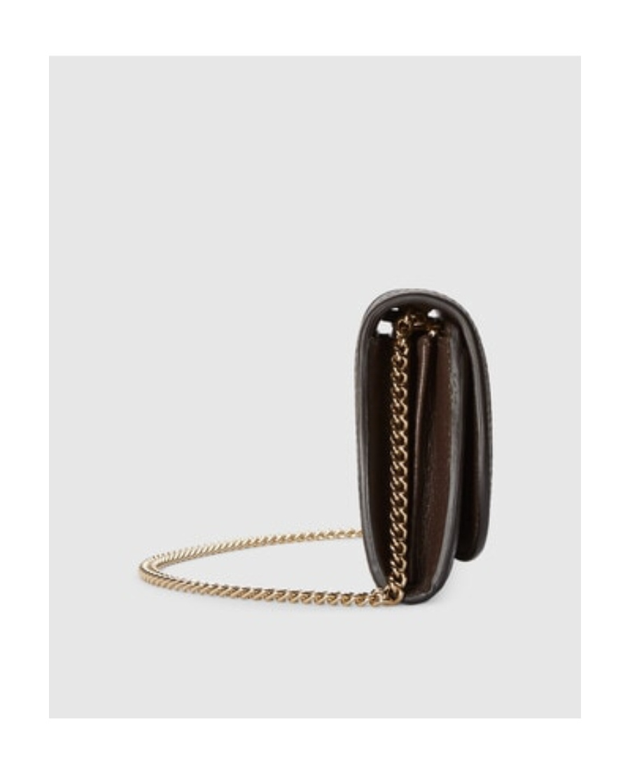 Gucci Blondie Continental Chain Wallet In Nude