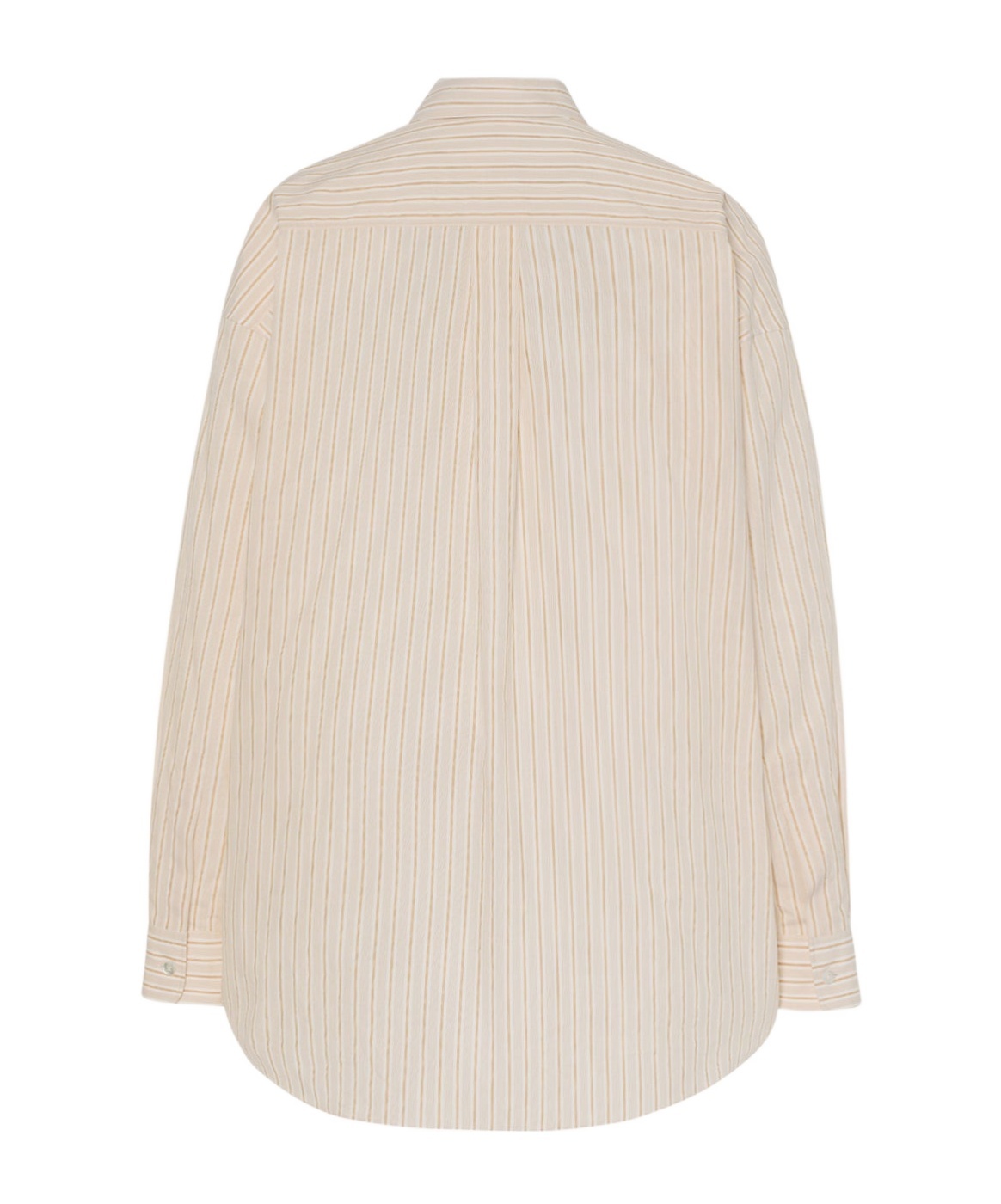The Row Striped Caster Shirt In Beige
