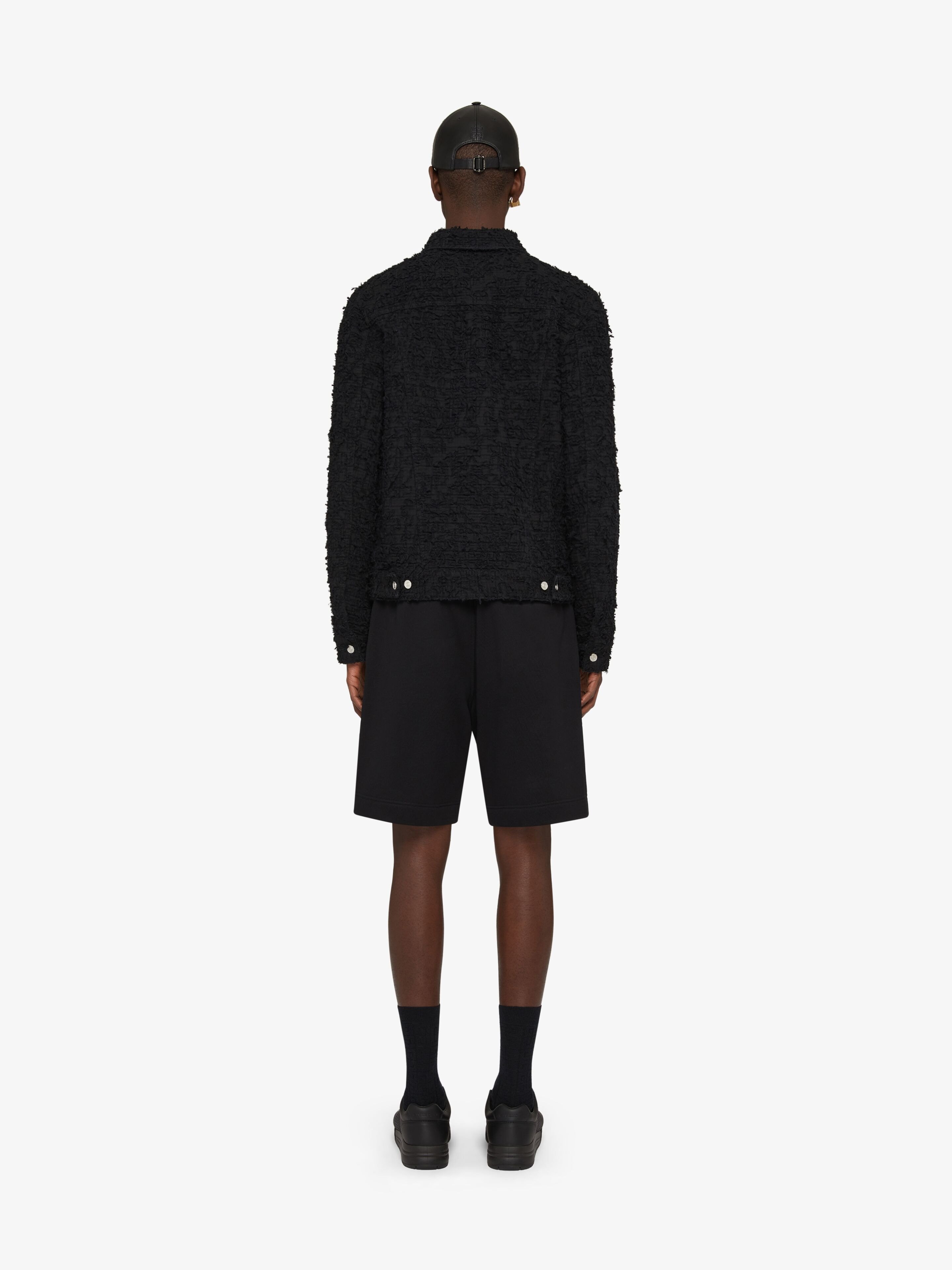 Givenchy Elasticated Waistband Knee Length Shorts In Black