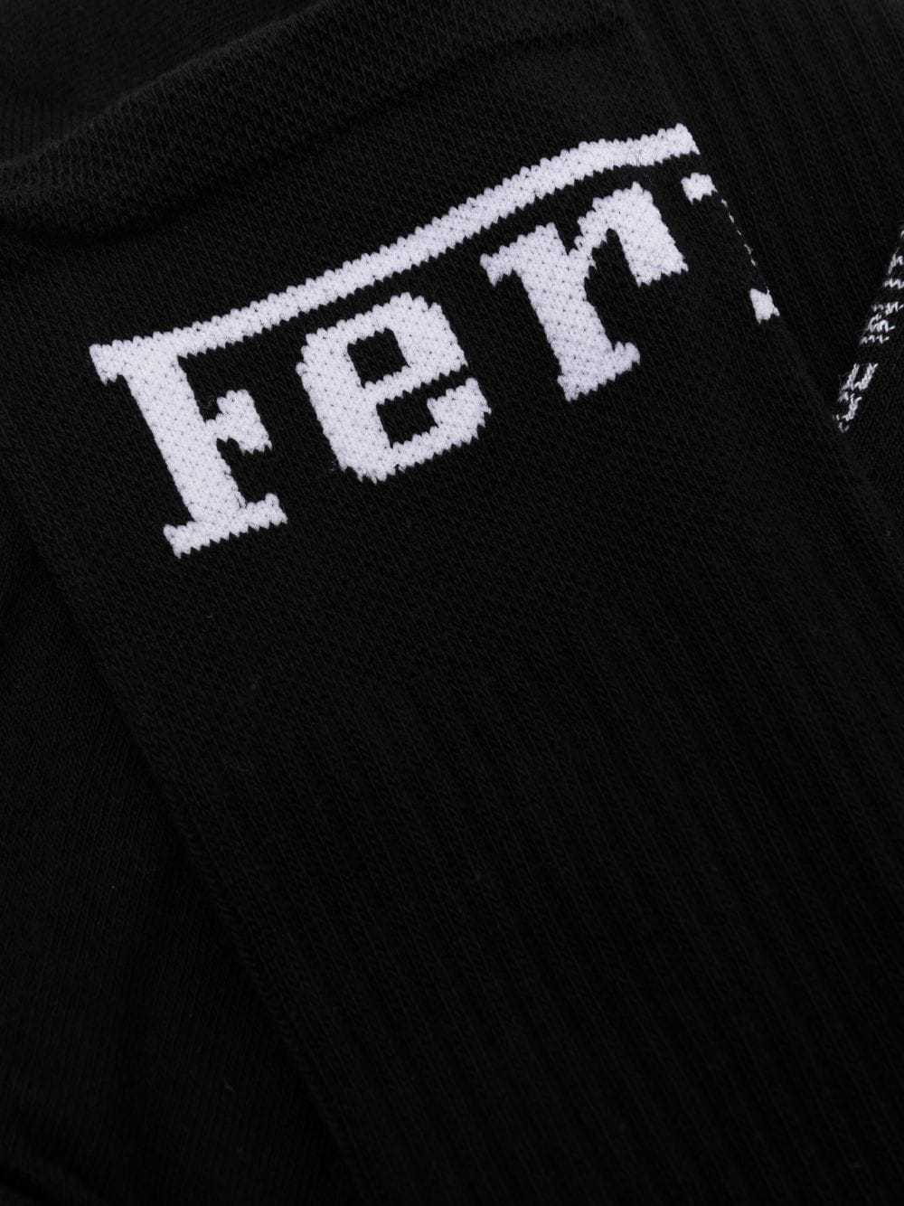 Ferrari Logo Socks In Black
