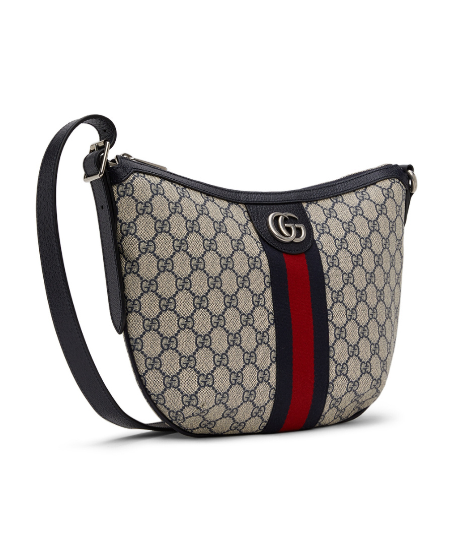 Gucci Ophidia Gg Supreme Shoulder Bag In Black