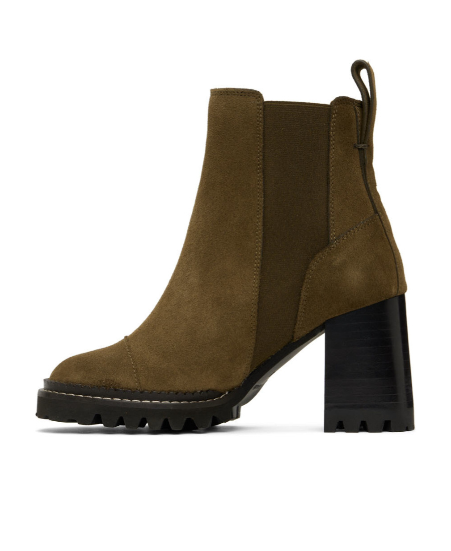 See By Chloé Mallory And Ankle Boots In Brown