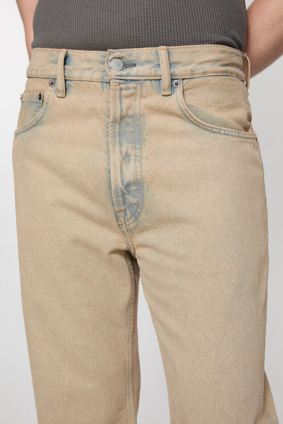 Acne Studios 1991 Toj Straight Denim Jean In 14l Light Sand
