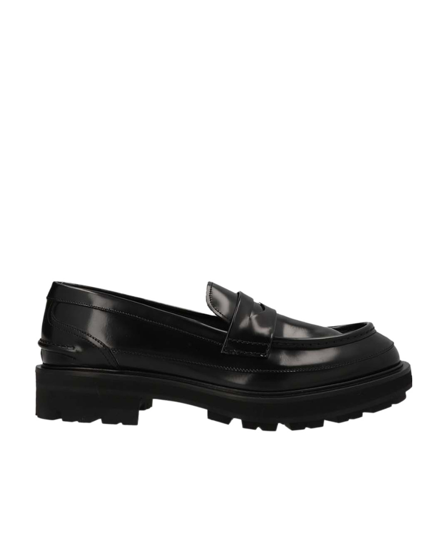 ALEXANDER MCQUEEN ALEXANDER MCQUEEN PENNY-SLOT SLIP-ON LOAFERS