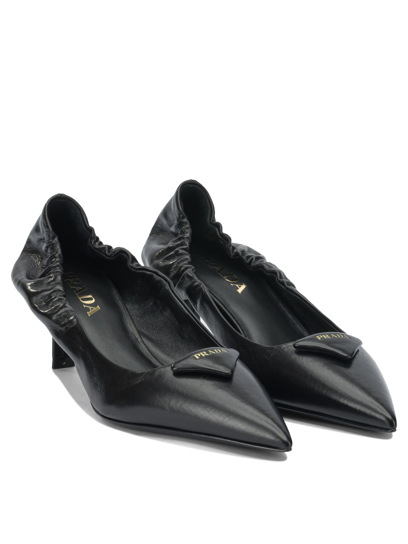 Prada Pointed-toe Pumps In Black