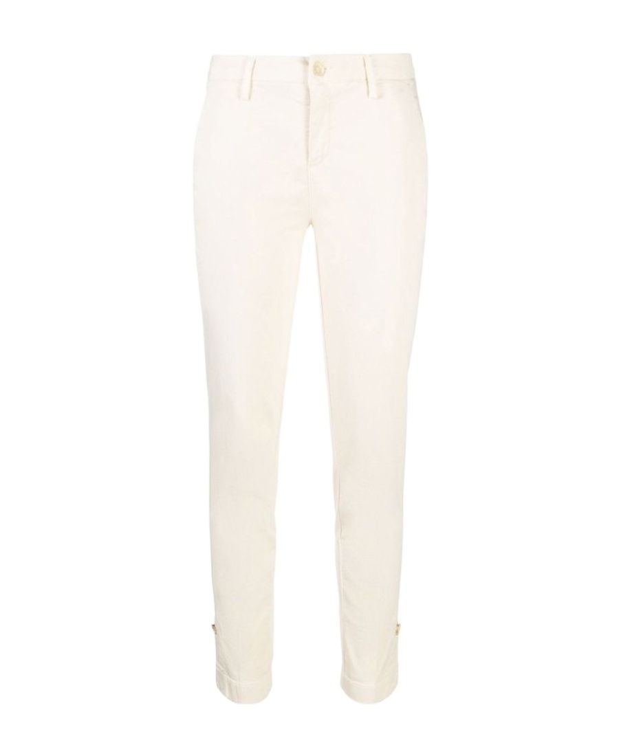 Liu •jo Slim-fit Trousers In White