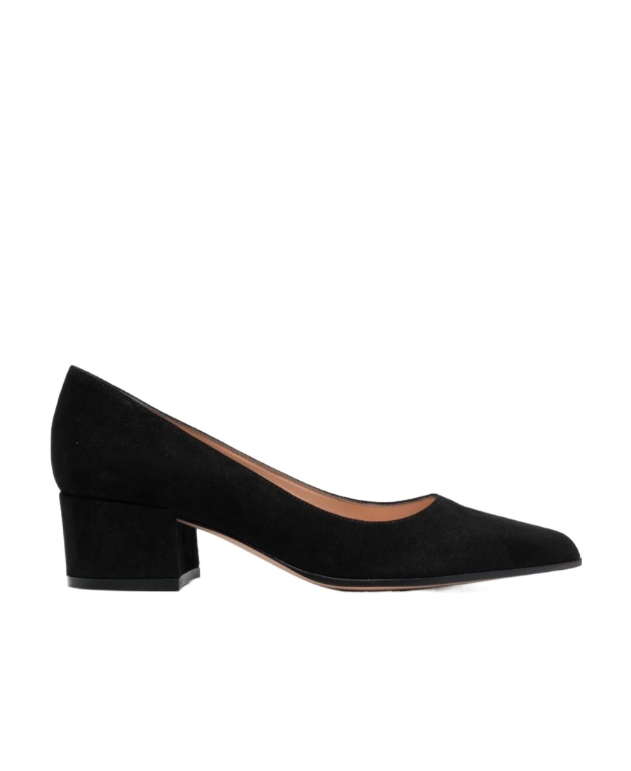 Gianvito Rossi Piper Pump 45 Suede Pumps In Black