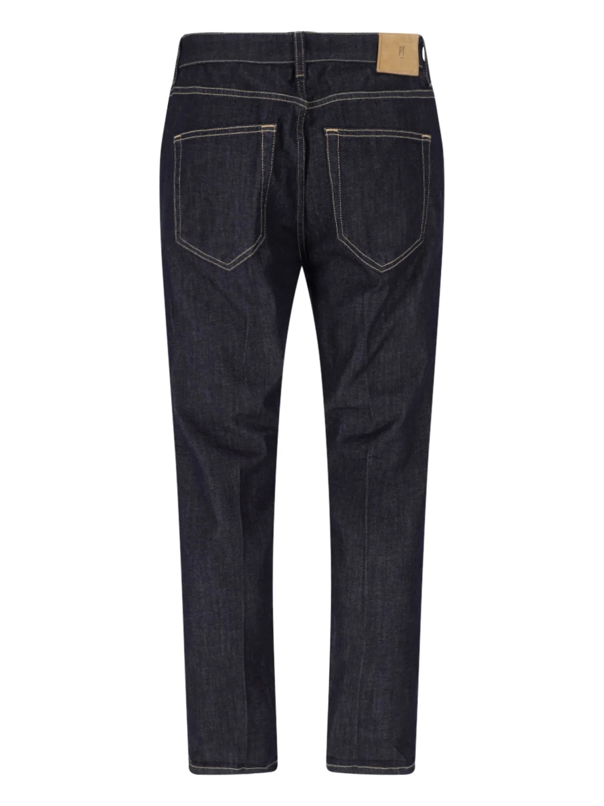 Pt01 Button Fly Jeans In Black