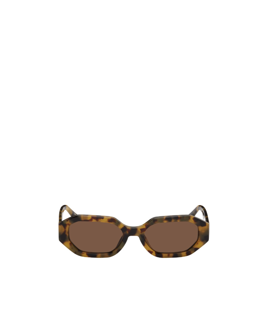 Attico Rectangle Sunglasses In Brown