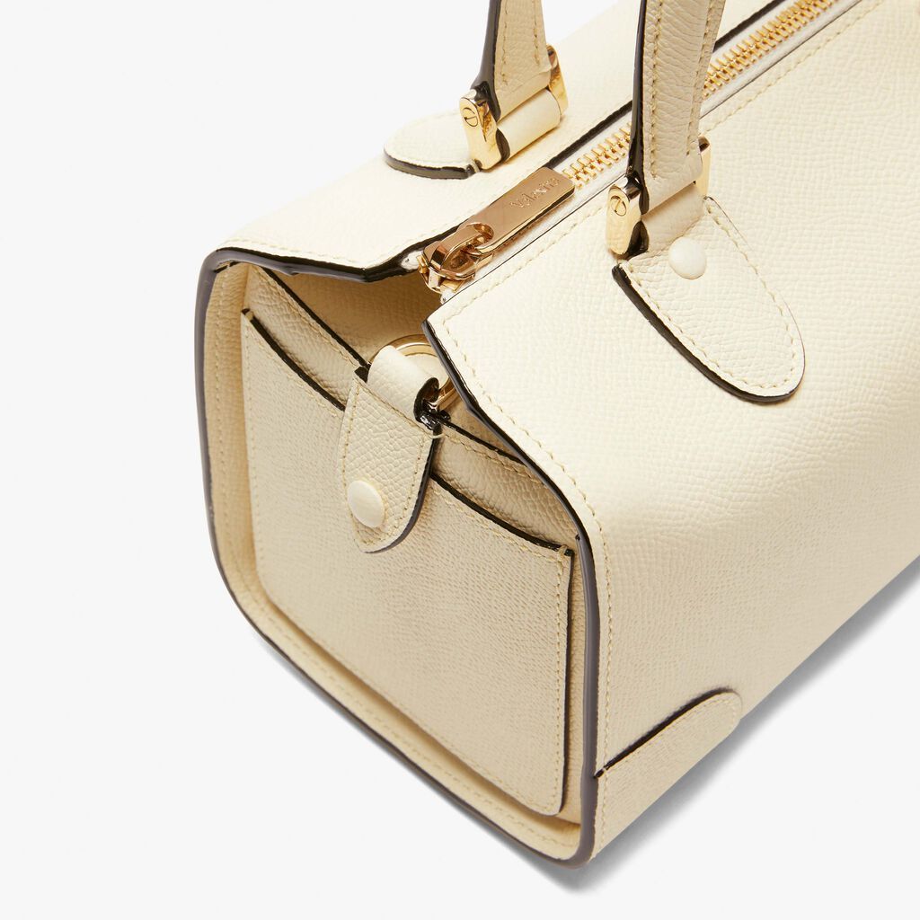 Valextra Babila Boston Bag In Nude