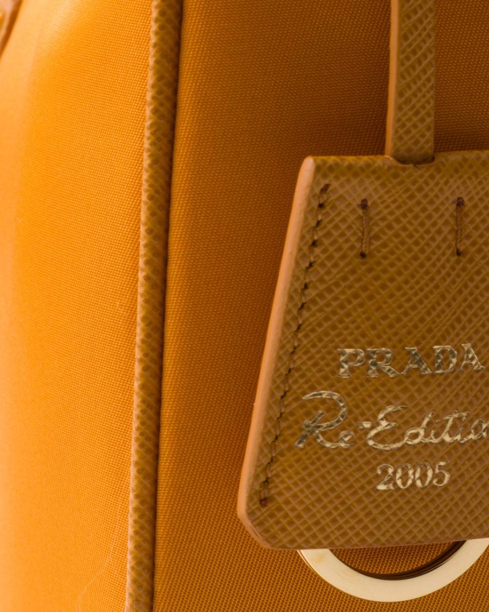 Prada Womens Orange Re-edition 2005 Mini Recycled-nylon And Leather Shoulder Bag In Orange