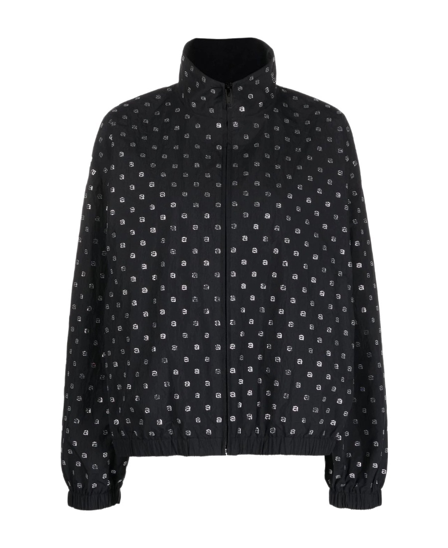 ALEXANDER WANG POLKA DOT-PRINT BOMBER JACKET
