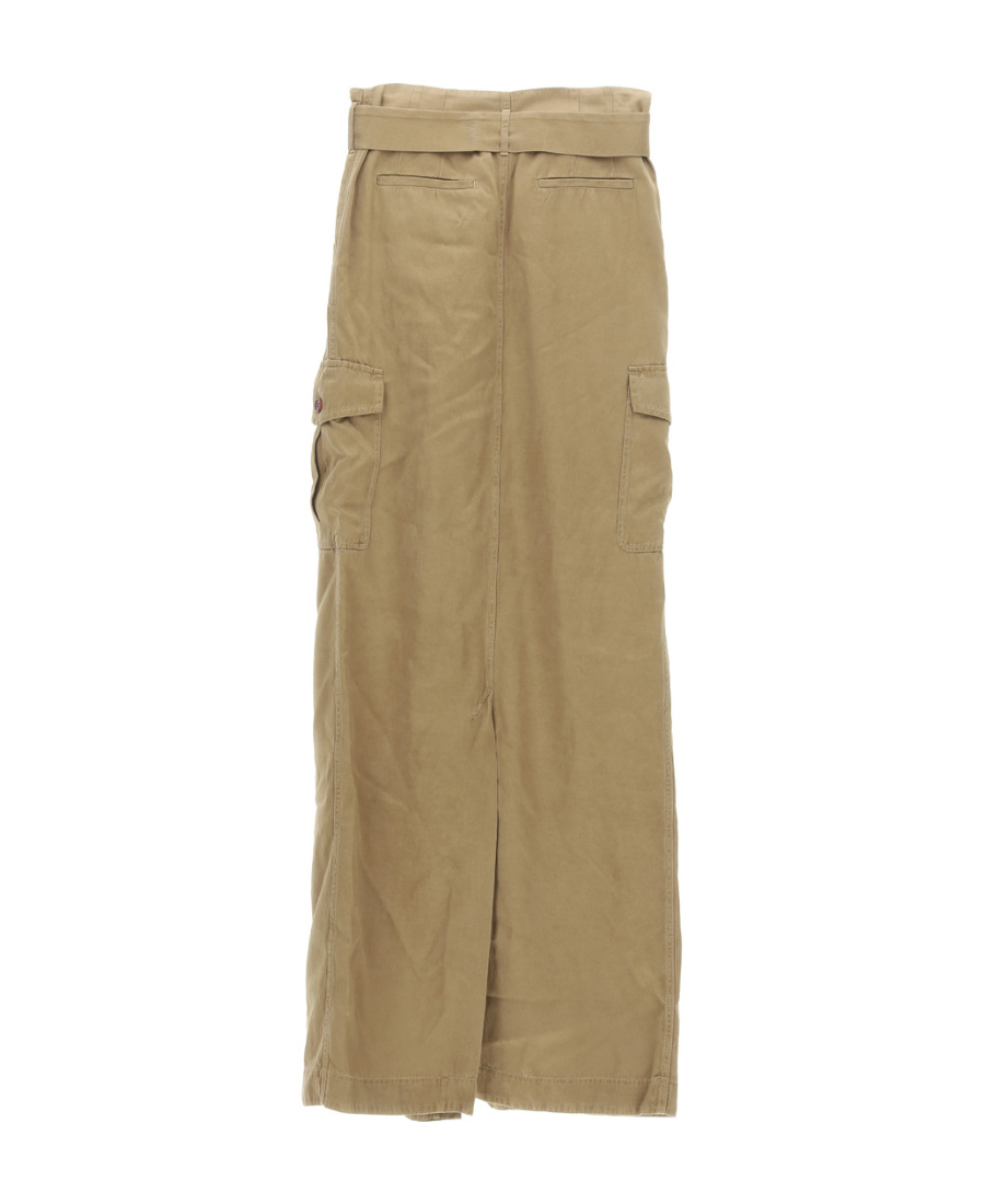 Dries Van Noten Pocket Skirt In Brown