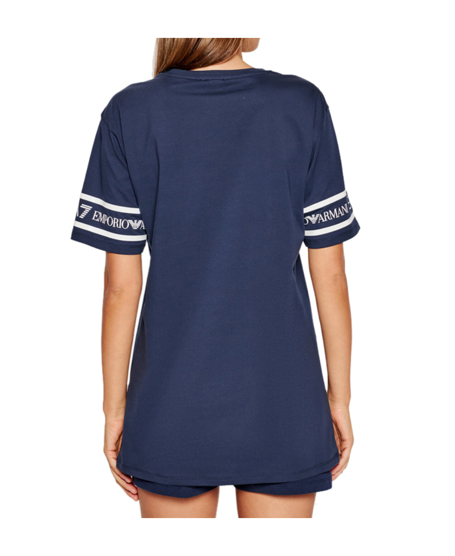 Ea7 Short-sleeved T-shirt In Blue