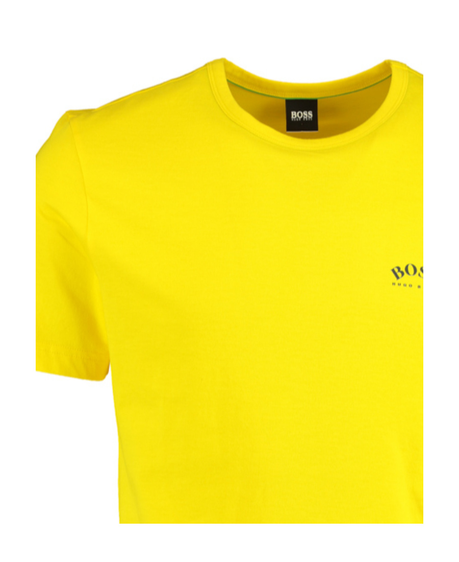 Hugo Boss Short-sleeved T-shirt In Yellow