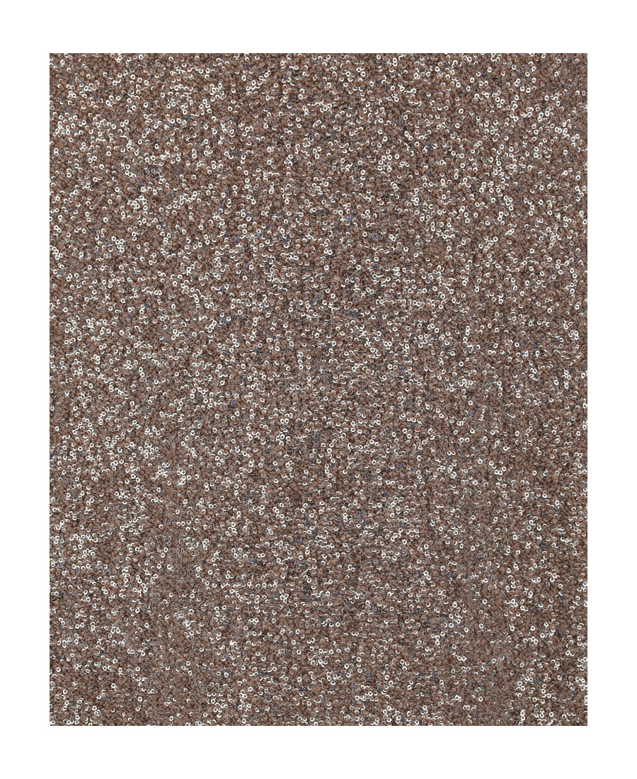 Fabiana Filippi Shimmer-finish Sleeveless Dress In Brown