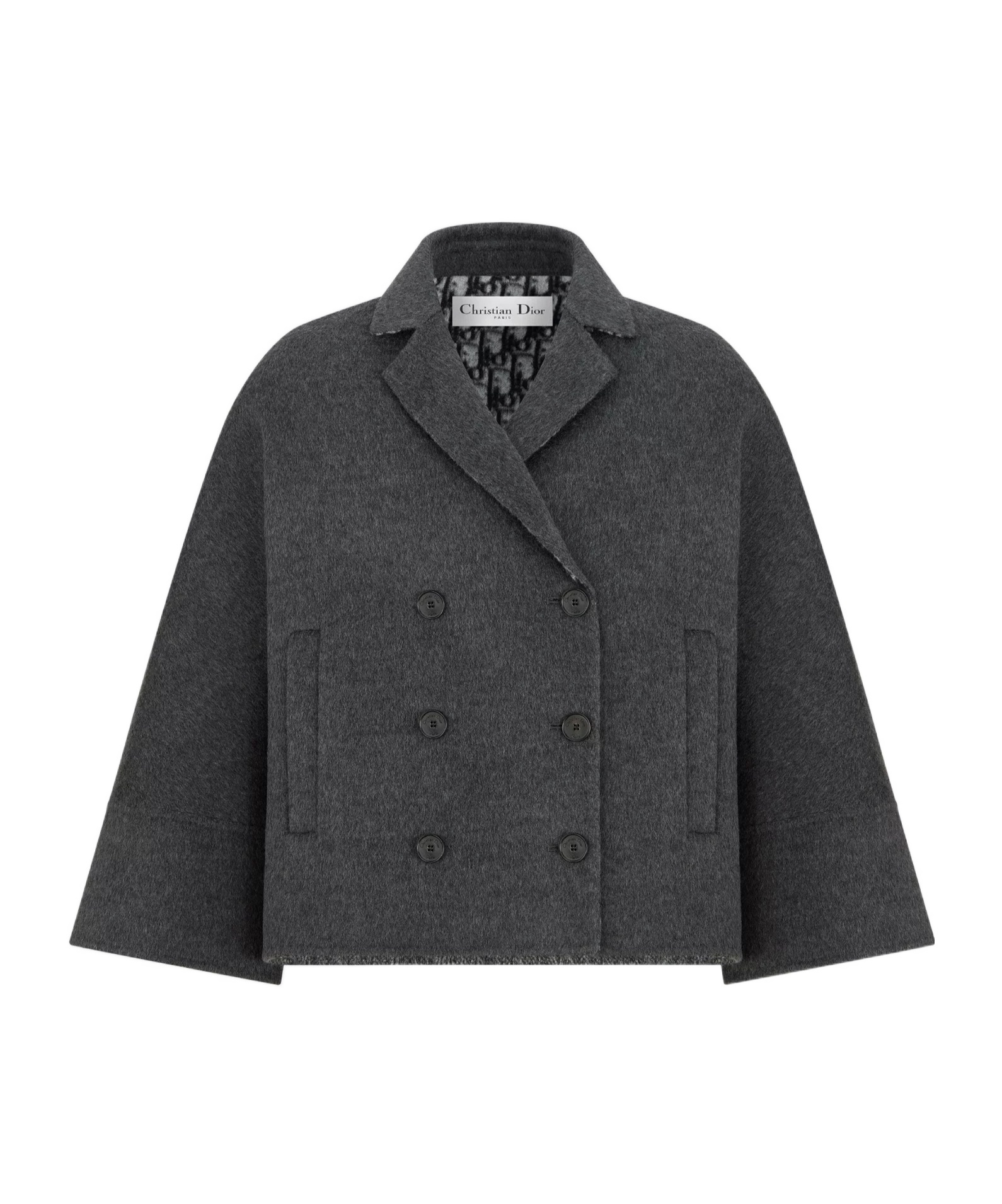 Dior Peacoat In Gray