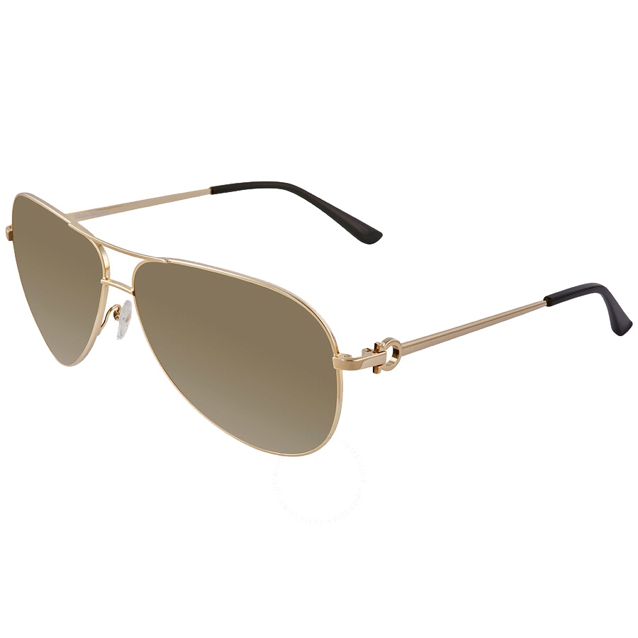 Ferragamo Logo Sunglasses In Gray